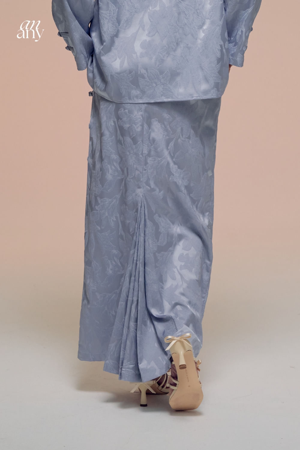 Damai Kurong Belah Panjang Ash Blue