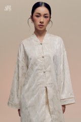 Damai Kurong Belah Panjang Off White 