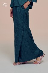 Damai Kurong Belah Panjang Teal green