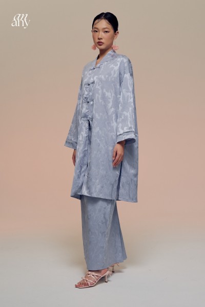 Damai Kurong Belah Panjang Ash Blue