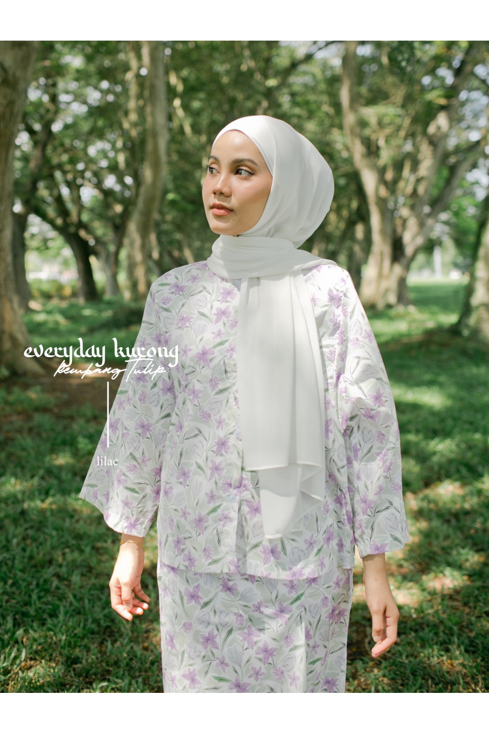 Kembang Tulip Lilac ( TOP ) - CASUAL | Anany.co