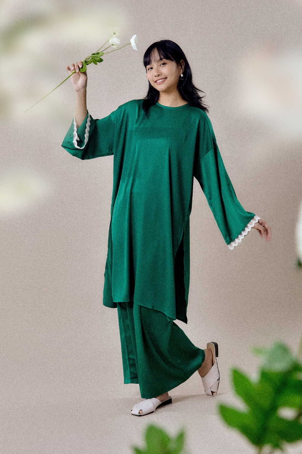 Kurong Sutra Alam (emerald green) - YEAR END SALE | Anany.co
