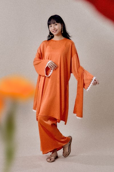 Kurong Sutra Mentari (orange tangerine)