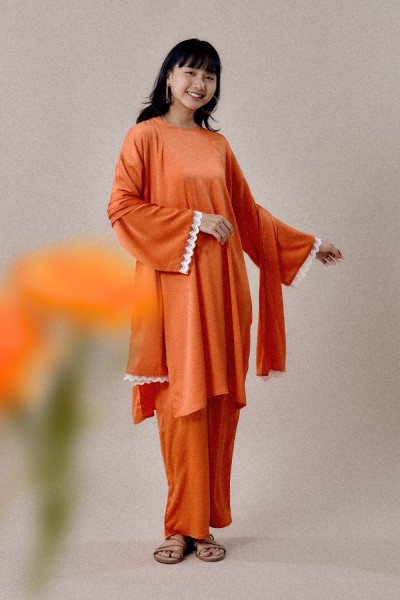 Kurong Sutra Mentari (orange tangerine)
