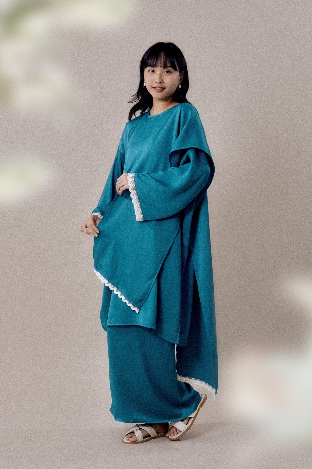 Kurong Sutra Ombak (Real Teal) - YEAR END SALE | Anany.co