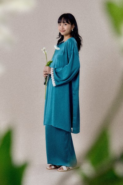Kurong Sutra Ombak (Real Teal)