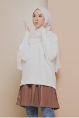 Pleated Mini Skirt Choco - Pleated Mini Skirt | Anany.co