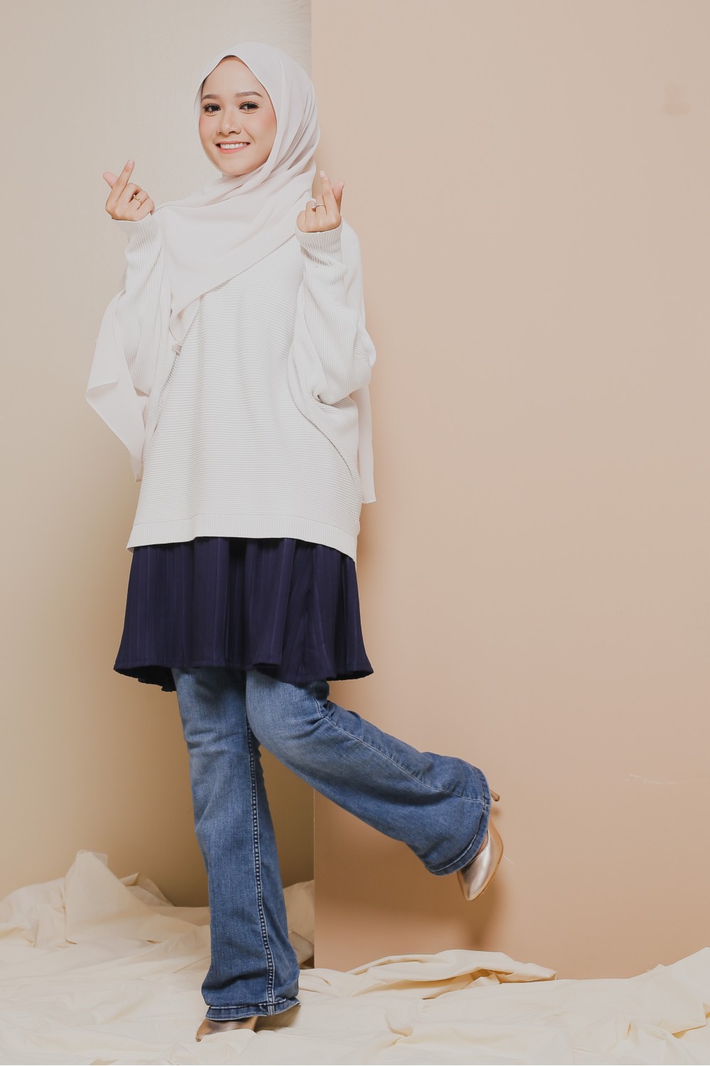 Pleated Mini Skirt Navy - Pleated Mini Skirt | Anany.co
