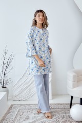 Teja Long Top Alamanda Biru - CASUAL | Anany.co