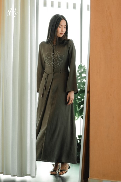 Timur Two Piece Dress Mocha