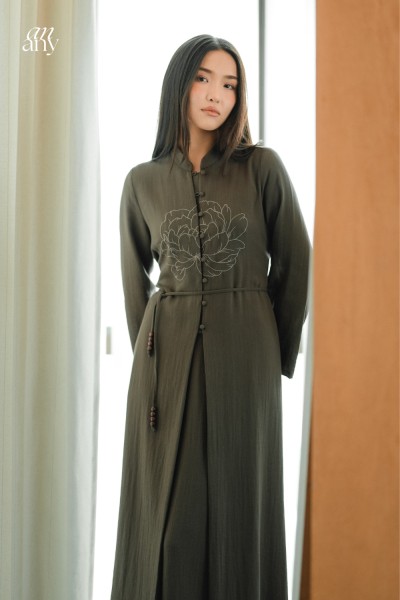 Timur Two Piece Dress Mocha