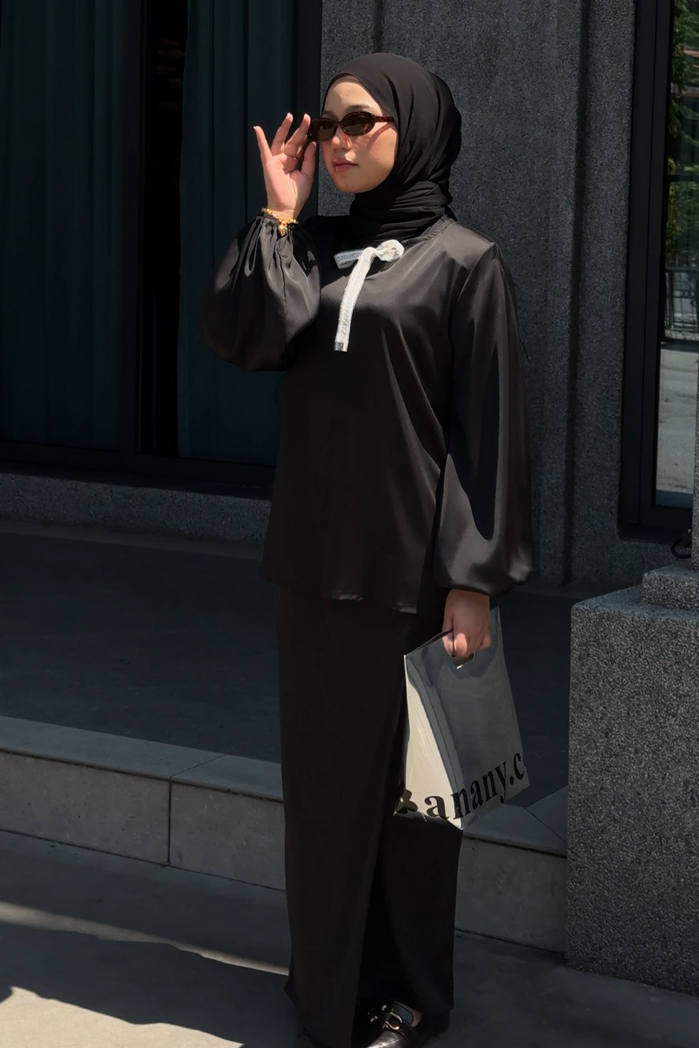Che Indah Kurong Kedah Coal Black - YEAR END SALE | Anany.co