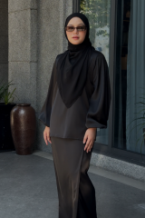 Che Indah Kurong Kedah Coal Black - YEAR END SALE | Anany.co