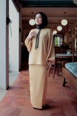 Che Indah Kurong Kedah Dijon Yellow - YEAR END SALE | Anany.co