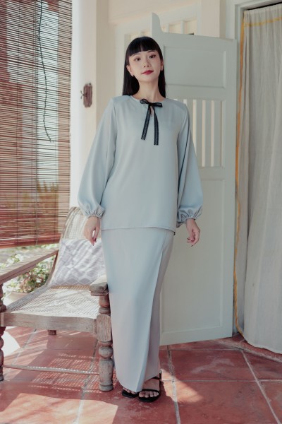 Che Indah Kurong Kedah Powder Blue