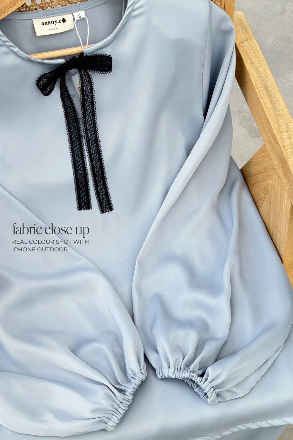 Che Indah Kurong Kedah Powder Blue - YEAR END SALE | Anany.co