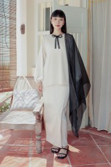 Che Indah Kurong Kedah White Ivory - YEAR END SALE | Anany.co