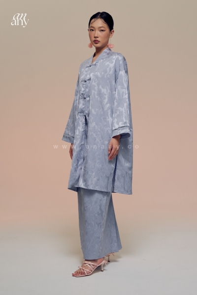 Damai Kurong Belah Panjang Ash Blue