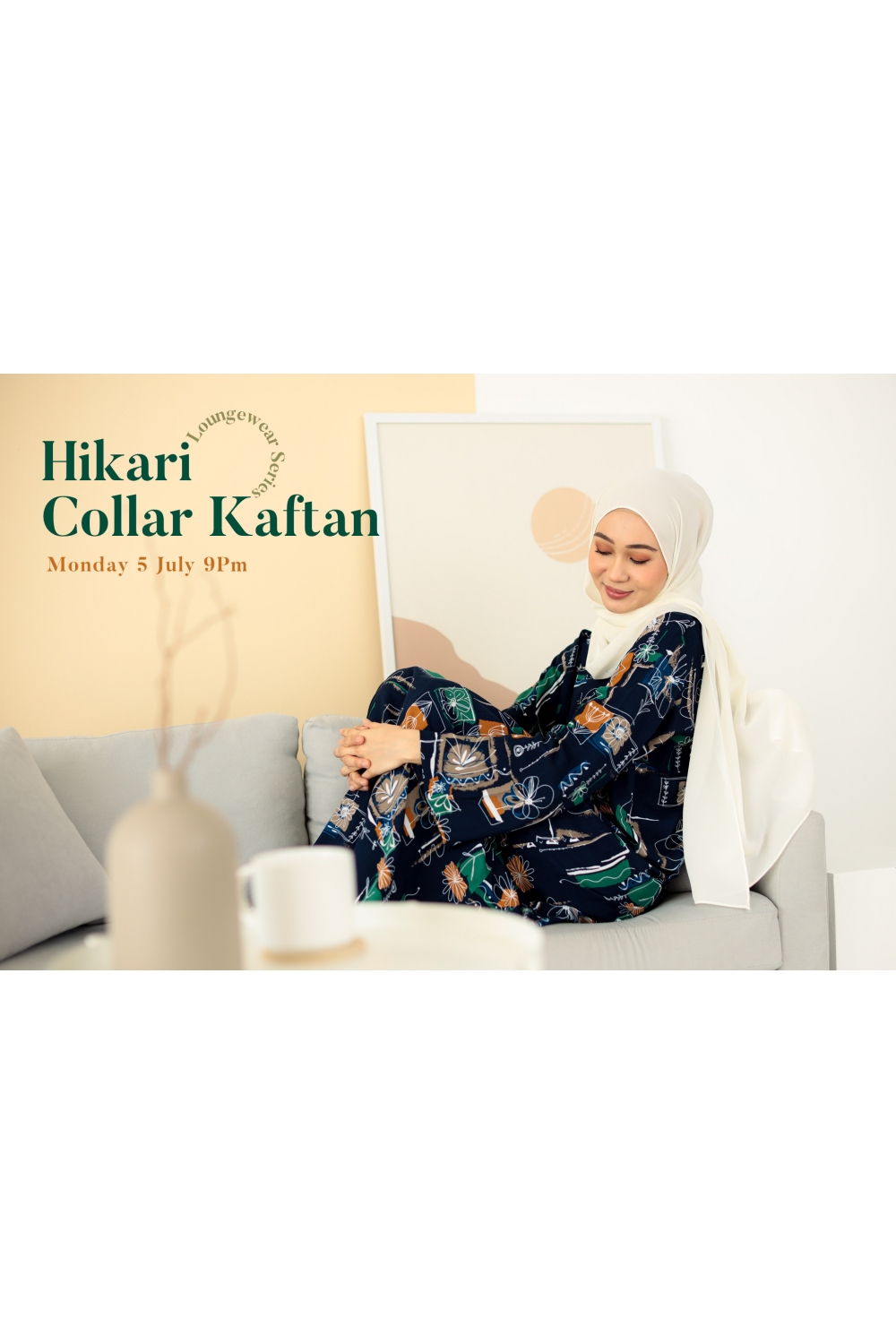 Hikari Collar Kaftan (New)